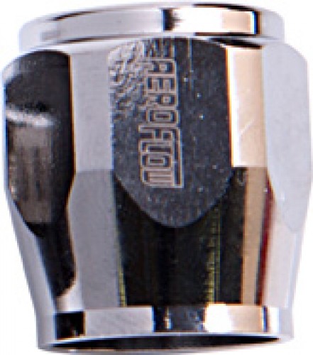 Aeroflow Hex Hose Finisher 40.5mm ID Chrome 1-19/32" ID Clamp