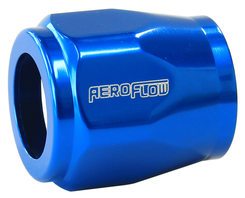 Aeroflow Hex Hose Finisher 49.2mm ID Blue 1-15/16" ID Clamp