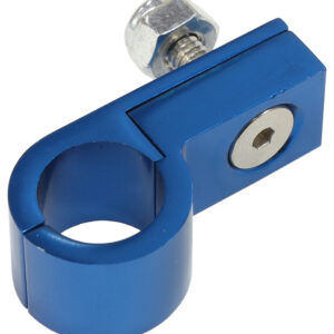 Aeroflow Billet P Style Clamp -8 H/Lineblue 12.7mm ID Or 1/2" ID