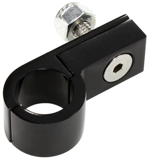 Aeroflow Billet P Style Clamp -6 Hose Black 14.3mm ID Or 9/16" ID