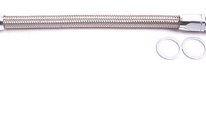 Aeroflow Holley Dual Inlet Rail -6AN Silver Suit 1-2 Meterin Blocks