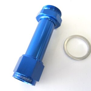 AEROFLOW -8AN FEMALE TO HOLLEY 4150 BLUE SWIVEL NUT (PAIR)