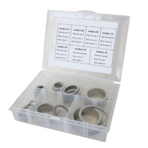AEROFLOW ALLOY CRUSH WASHER METRIC KIT SIZES INCLUDE M6 TO M24