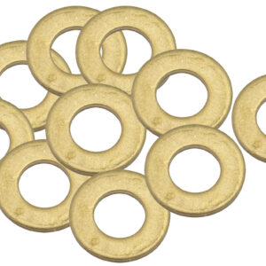 AEROFLOW BRASS CRUSH WASHER METRIC M6 6MM ID SUITS M6 THREAD 10 PACK