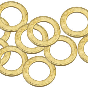 AEROFLOW BRASS CRUSH WASHER METRIC M10 10MM ID SUIT M10 THREAD 10 PAC
