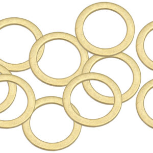 AEROFLOW BRASS CRUSH WASHER METRIC M16 16MM ID SUIT M16 THREAD 10 PAC