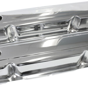AEROFLOW STEEL VALVE COVERS, CHRYSLER SB, CHROME WITHOUT LOGO