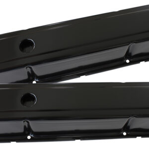 AEROFLOW STEEL VALVE COVERS, 253 308 BLACK WITHOUT LOGO