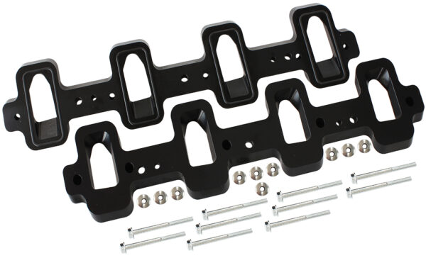 AEROFLOW GM LS INTAKE ADAPTERS RECTANGLTO CATHEDRAL HEAD, LSA CHARGER