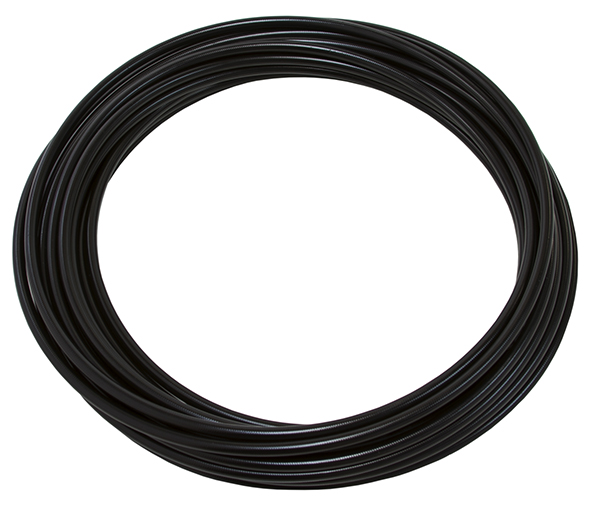 AEROFLOW SS TEFLON BRAIDED HOSE -3AN CC15M BLACK 3.5mm ID 6.3mm OD