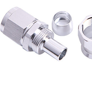 Aeroflow Stainless Straight Hose -4 Swivel To -3 Hose End Teflon Hose