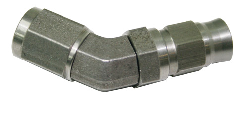 Aeroflow Stainless 45 Deg Hose End Suit -3 Teflon Hose