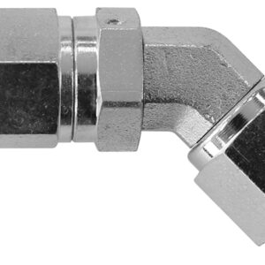 Aeroflow Steel 45 Deg Hose End Suit -3 Teflon Hose