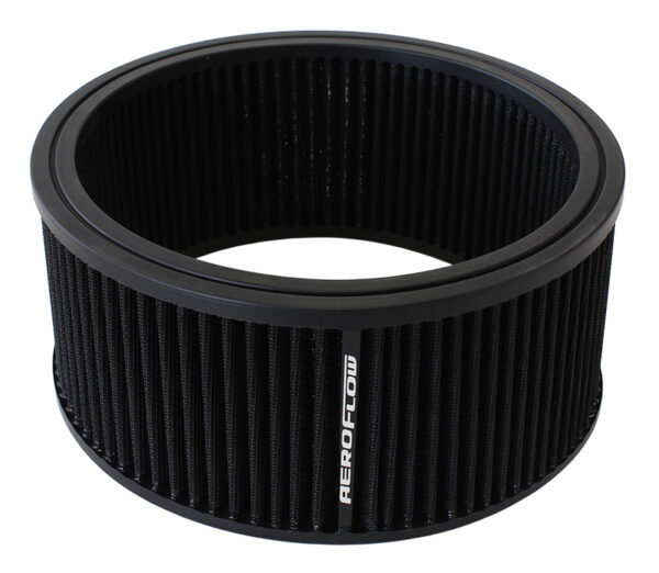 AEROFLOW ROUND AIR FILTER 9" X 4" WASHABLE COTTON ELEMENT