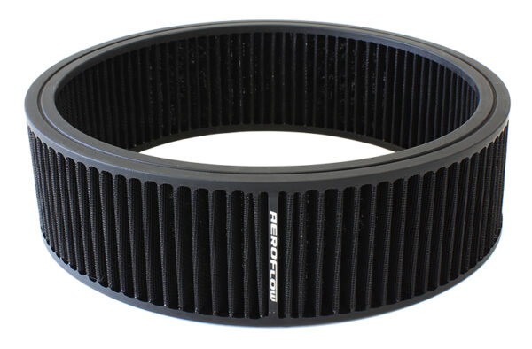 AEROFLOW ROUND AIR FILTER 14" X 4" WASHABLE COTTON ELEMENT