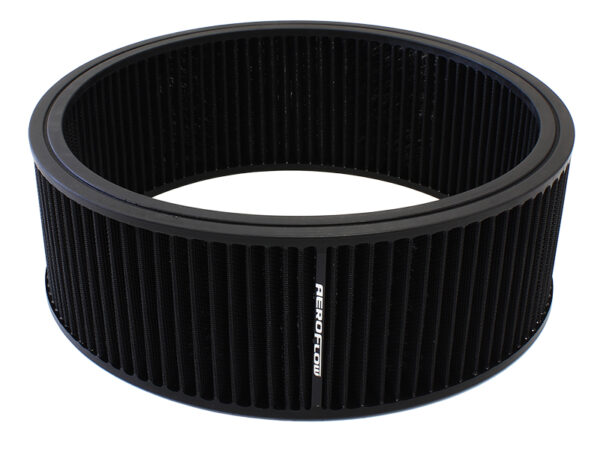 AEROFLOW ROUND AIR FILTER 14" X 5" WASHABLE COTTON ELEMENT