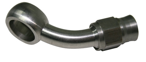 Aeroflow -3AN 45 Deg Banjo 7/16" Stainless Suit Teflon
