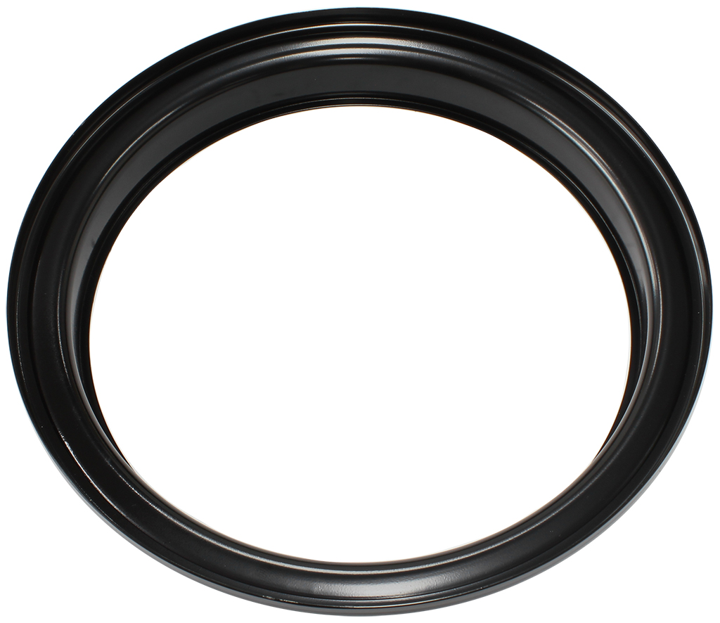 AEROFLOW 9" AIR CLEANER BASE ONLY FLAT BASE BLACK 7-5/16"