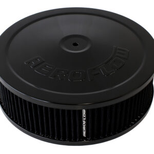 AEROFLOW 9" X 2-3/4" AIR CLEANER ASSY5-1/8" NECK, BLACK, COTTON