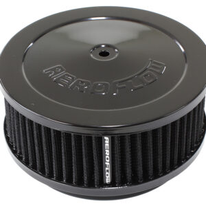 AEROFLOW 6-3/8" X 2-1/2" AIR CLEAN ASSY5-1/8" NECK, BLACK, COTTON