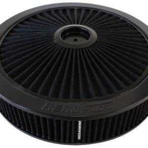 AEROFLOW 14" X 3" FULL FLOW ASSEMBLY 5-1/8" 1-1/8" DROP , BLACK,