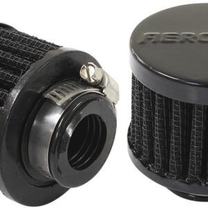Aeroflow 3/4" Univ Clamp On Filter 2" OD,1-1/2" H,Black Top