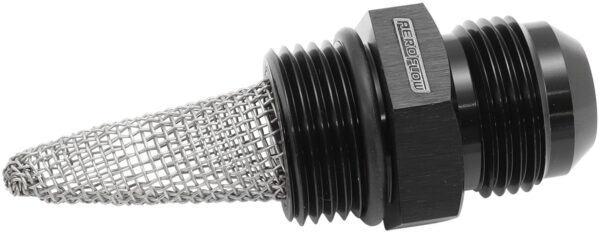 AEROFLOW OIL SYSTEM FILTER SCREEN -12ANTO -12 ORB FITTING DRY SUMP BLACK