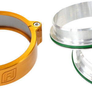 AEROFLOW 2.0" BILLET INTERCOOLER CLAMPSQUICK CONNECT GOLD CLAMP