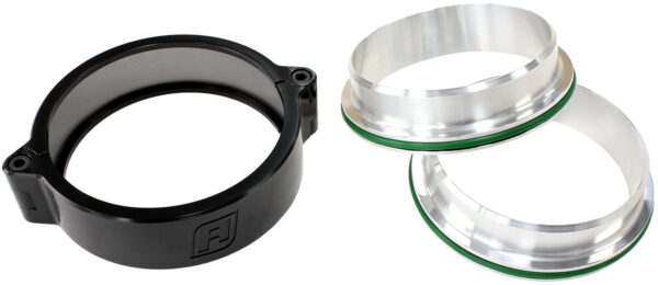 AEROFLOW 2.5" BILLET INTERCOOLER CLAMPSSTAINLESS STEEL BLACK CLAMP