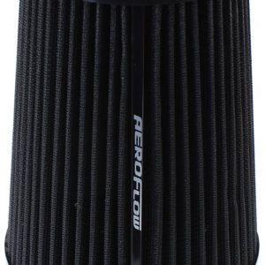 Aeroflow 4" Clamp-On Round Filter 5.9 OD, 7.3 High Black Cotton