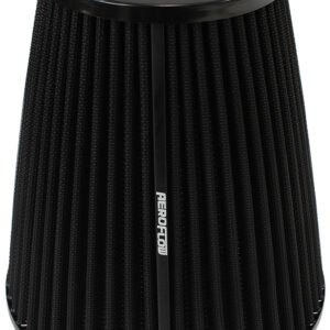 AEROFLOW 6" CLAMP-ON INV TAPERED FILTER7.5 / 4.7 O.D, 8" H BLACK
