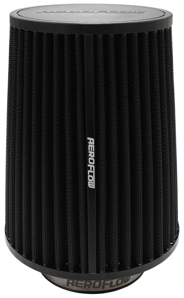 AEROFLOW 3-1/8" CLAMP-ON TAPERED FILTER4.5" - 5.9" O.D, 7.3" HIGH