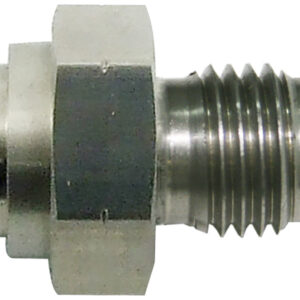 Aeroflow Female Inverted Flare 17mm Hexretain Clip Reces M10 X 1.0mm