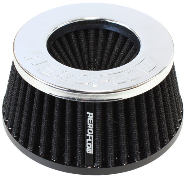 AEROFLOW 3" INVERTED TAPERED FILTER 5.25-6 O.D, 2.55" HIGH CHROME