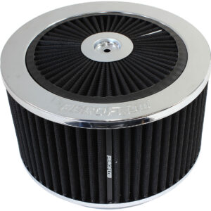 AEROFLOW 9" X 5" FULL FLOW AIR CLEANERASSEMBLY 5-1/8" CHROME COTTON