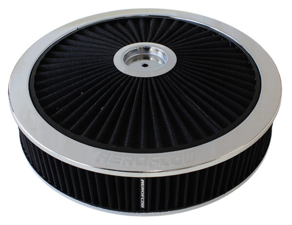 AEROFLOW 14" X 3" FULL FLOW ASSEMBLY 5-1/8" 1-1/8" DROP , CHROME,