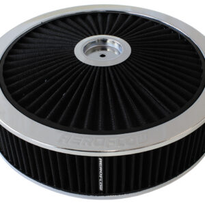 AEROFLOW 14" X 4" FULL FLOW ASSEMBLY 7-5/16" FLAT BASE , CHROME