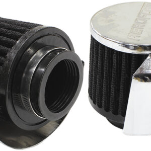 AEROFLOW 1-1/2" BREATHER FILTER WITH WITH 3" O.D,2-1/2"H,CHROME TOP