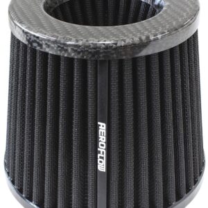 AEROFLOW 3" CARBON INVERTED TAPERED 5.25-6 O.D, 5 HIGH BLACK