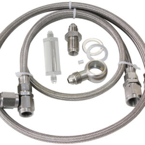 AEROFLOW TURBO FEED OIL LINE KIT 30 MICRON FILTER FORD BA-BF