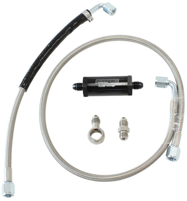 AEROFLOW FORD XR6 FG TURBO FEED LINE KIT INLINE 30MICRON FILT FG