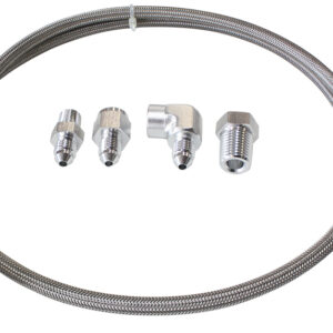 AEROFLOW -3AN x 4ft BRAIDED SS LINE KITWITH FITTINGS INCLUDED