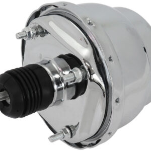 Aeroflow GM 7" Dual Diaphragm Vacuum Brake Booster, Chrome