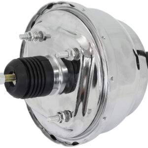 Aeroflow GM 8" Dual Diaphragm Vacuum Brake Booster, Chrome