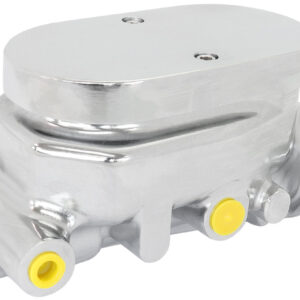AEROFLOW BRAKE MASTER CYLINDER 1" BORE CAST ALUMINIUM CHROME SMOOTH
