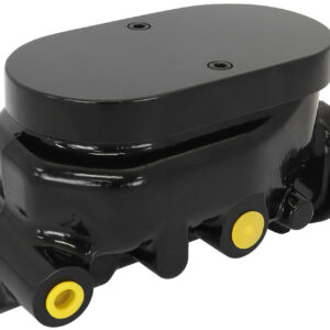 AEROFLOW BRAKE MASTER CYLINDER 1-1/8" BORE CAST ALUMIN BLACK SMOOTH