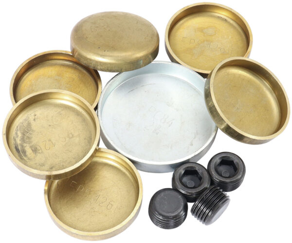 AEROFLOW BB CHRYSLER WELSH PLUG KIT 383 440 BRASS BIG BLOCK