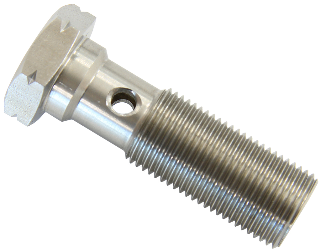 Aeroflow Banjo Bolt 7/16-24 Stainless 25mm Long