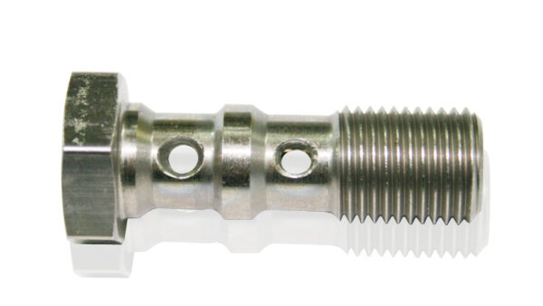 Aeroflow Double Banjo Bolt M12 X 1.00mmstainless 38mm Long