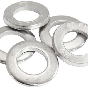 AEROFLOW LARGE WHEEL NUT WASHER WELD CHROM 1.250 OD 0.695 ID 5 PACK